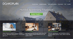 Desktop Screenshot of domoplan.cz