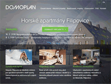Tablet Screenshot of domoplan.cz